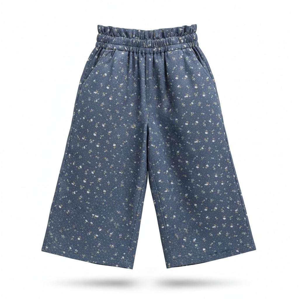 Petite Bloom Cropped Trousers