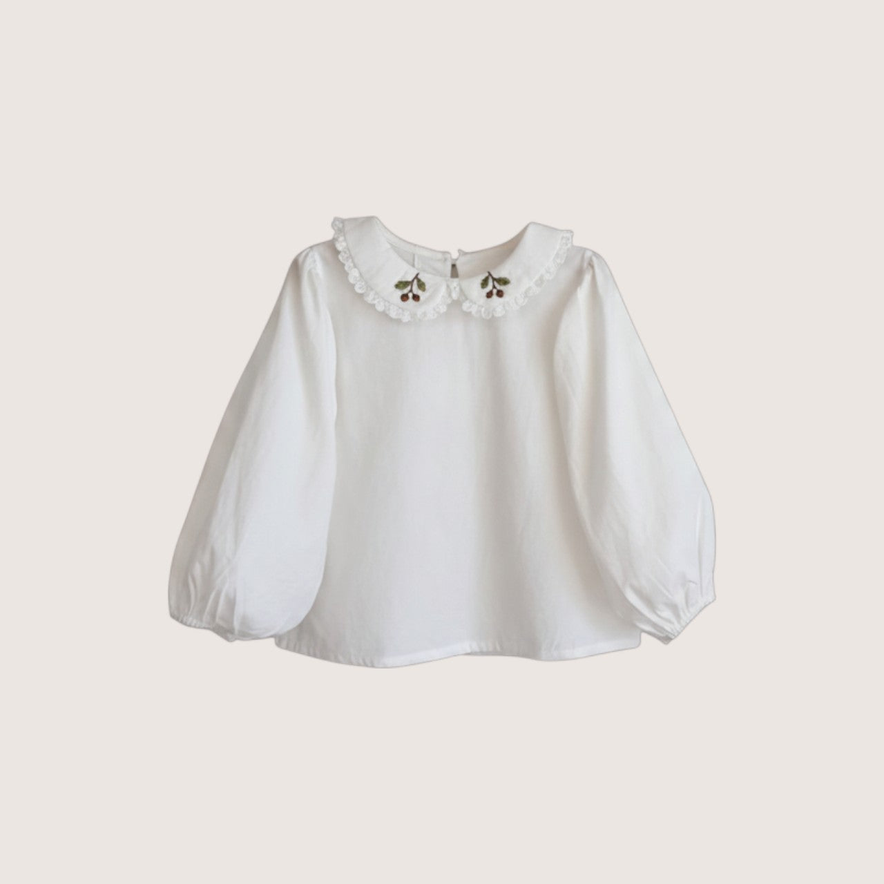 Olive Petal Peter Pan Blouse